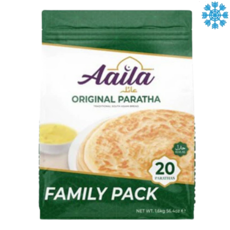 Aaila Plain Paratha MP 6x1.6kg (20pcs) - Collection Only Frozen Product dimarkcash&carry