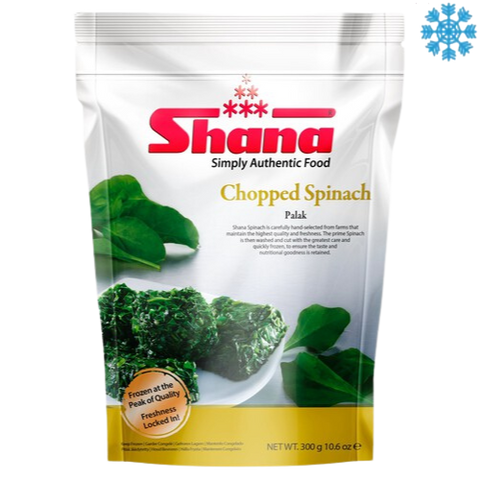 Shana Spinach 12X300G - Collection Only Frozen Product dimarkcash&carry