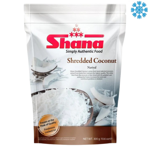 Shana Shredded Coconut 12X300G - Collection Only Frozen Product dimarkcash&carry