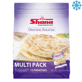 Shana Plaın Paratha 6X1200G - Collection Only Frozen Product dimarkcash&carry