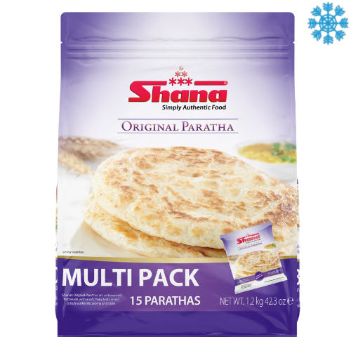 Shana Plaın Paratha 6X1200G - Collection Only Frozen Product dimarkcash&carry