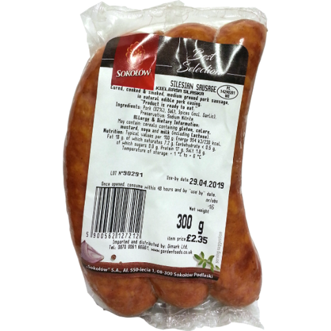 Sokolow Slaska -Silesian Sausage (300G) (SINGLE) dimarkcash&carry