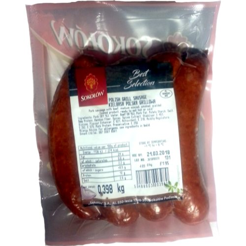 Sokolow Polish Grill Sausage (1X1Kg) dimarkcash&carry