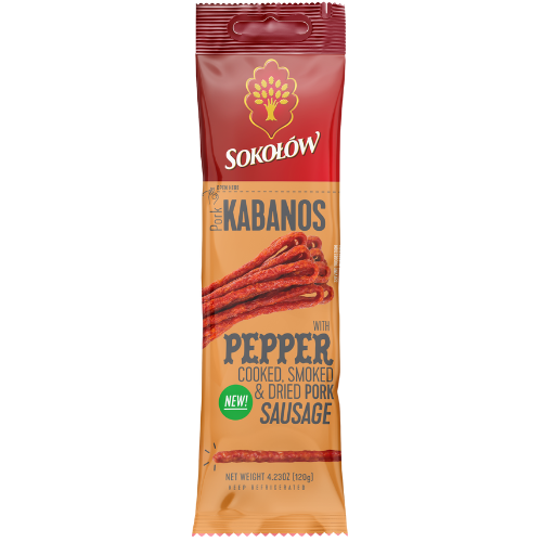 Sokolow Kabanos With Pepper 120g (SINGLE) dimarkcash&carry