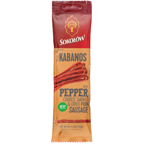 Sokolow Kabanos With Pepper 120g (SINGLE) dimarkcash&carry