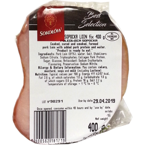 Sokolow Sopocka Loin  400G (SINGLE) dimarkcash&carry