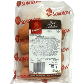 Sokolow Sausage In Natural Casing - Parowkowa  500G (SINGLE) dimarkcash&carry
