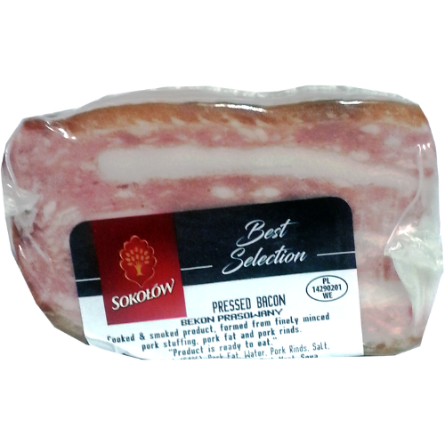 Sokolow Pressed Bacon (1X1Kg) dimarkcash&carry