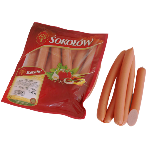 Sokolow Garlic Franks Sausage 1Kg dimarkcash&carry