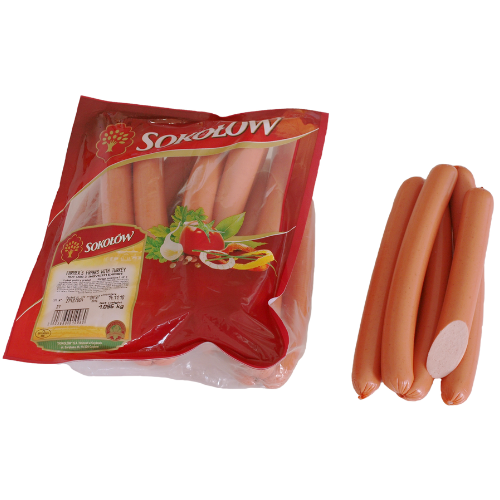 Sokolow Farmer Franks With Turkey Hot Dog 1Kg dimarkcash&carry