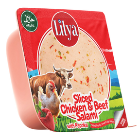 Lilya Sliced Chicken & Beef Salami With Paprika 1X200G dimarkcash&carry