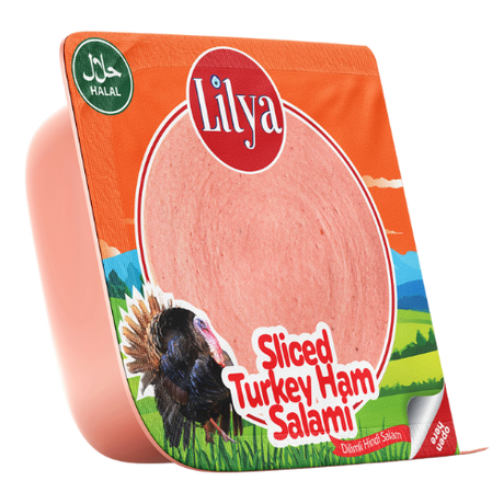 Lilya Sliced Turkey Ham Salami 12X200G dimarkcash&carry