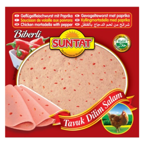 Suntat Sliced Poultry Sausage with Pepper 12x200g dimarkcash&carry