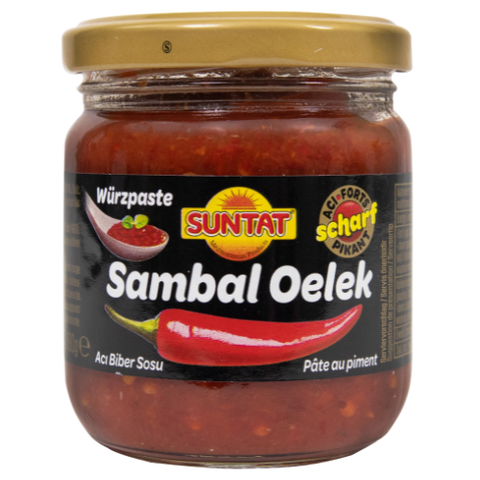 Suntat Sambal Oelek Hot Pepper Sauce 12X212Cc dimarkcash&carry