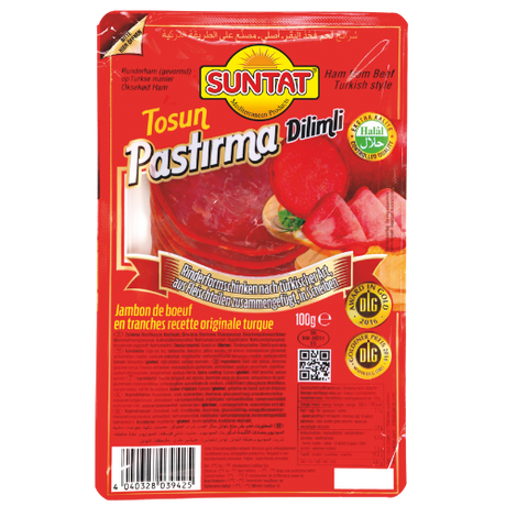 Suntat Sliced Tosun Pastrami (Pastirma) 12x100g dimarkcash&carry