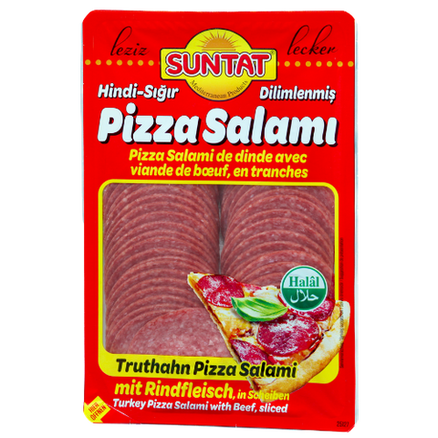Suntat Sliced Pizza Turkey Salami 12x200g dimarkcash&carry