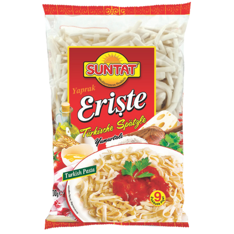 Suntat Pasta With Egg (Yaprak Eriste) 12X400G dimarkcash&carry