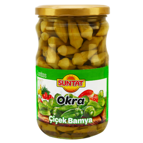 Suntat Baby Okra (Cicek Bamya) Jar 12X660Cc dimarkcash&carry