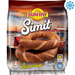 Frozen Suntat Sımıt (Sesame Bagel) 12X400G (4Pıeces) - Collection Only Frozen Product (Copy) dimarkcash&carry