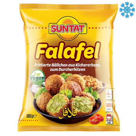 Frozen Suntat Falafel 10X800G - Collection Only Frozen Product dimarkcash&carry