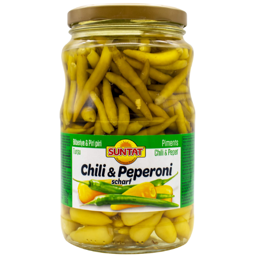 Suntat Hot Peppers Pickle Mix (Biberiye-Piri Piri) 6X1700Ml dimarkcash&carry