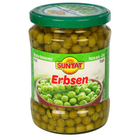 Suntat Green Peas (Glass) 12X580Ml dimarkcash&carry