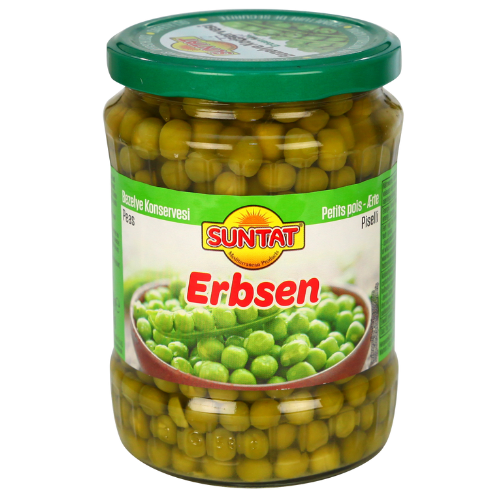 Suntat Green Peas (Glass) 12X580Ml dimarkcash&carry