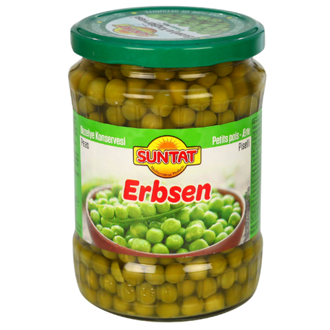 Suntat Green Peas (Glass) 12X580Ml dimarkcash&carry