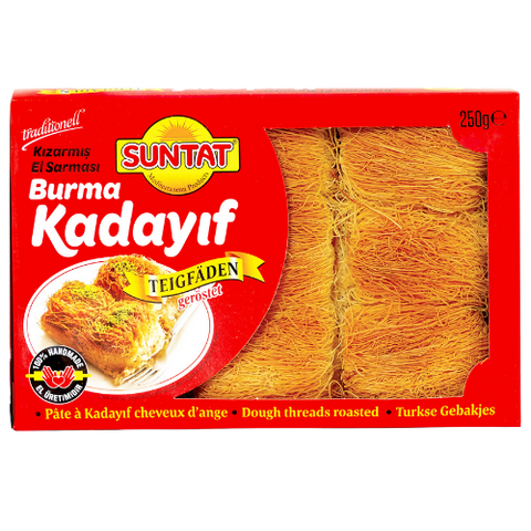 Suntat Roasted Dough Tread Rolls (Burma Kadayif) 12x250g