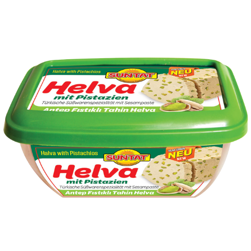 Suntat Halawa with Pistachio (Fistikli helva) 16x350g