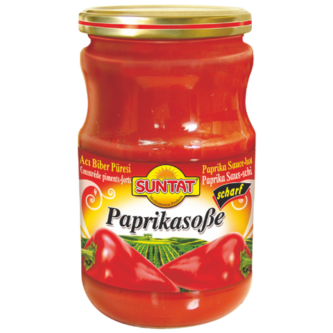 Suntat Paprika Paste Hot (Glass) 12x660cc