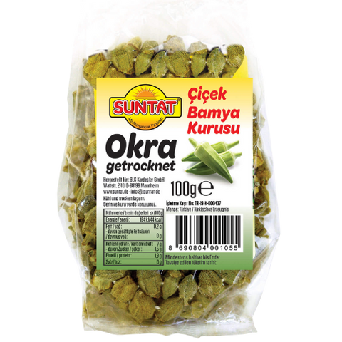 Suntat Dried Okras 18X100G