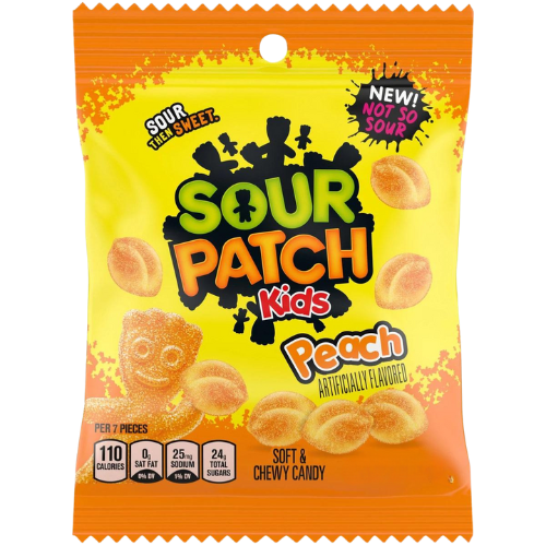 Sour Patch Kids Peach 12x101g (bag)