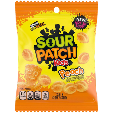 Sour Patch Kids Peach 12x101g (bag)