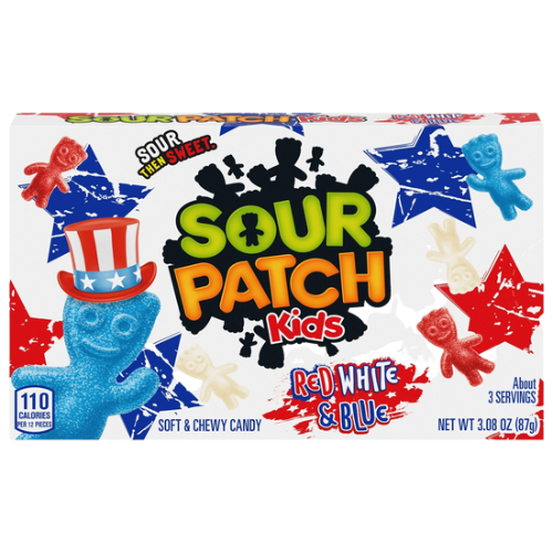 Sour Patch Red,Whıte & Blue 12X87G (Box)