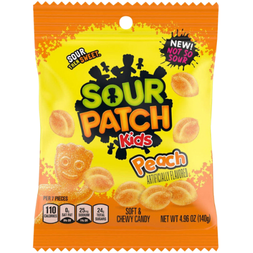 Sour Patch Kids Peach 12X140G (Bag) dimarkcash&carry