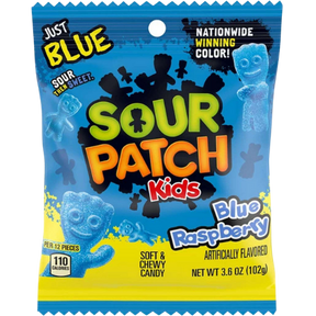 Sour Patch Kids Blue Raspberry 12X102G (Bag)