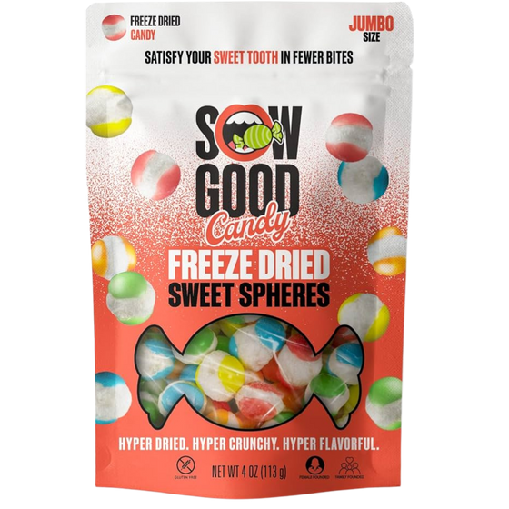 Sow Good Freeze Dried Sweet Spheres 6x113g dimarkcash&carry