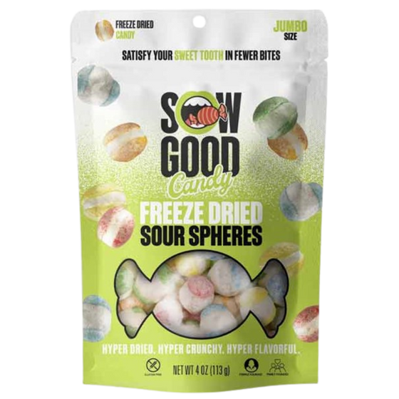 Sow Good Freeze Dried Sour Spheres 6x113g dimarkcash&carry