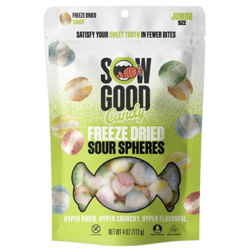 Sow Good Freeze Dried Sour Spheres 6x113g dimarkcash&carry