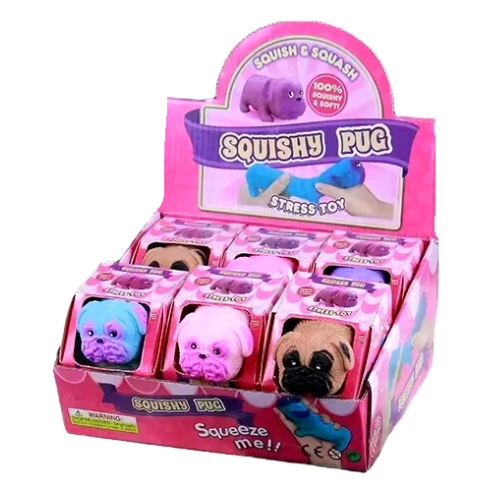 Squishy Pug 12pcs dimarkcash&carry