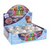 Ball W/mesh Sqeeze 7Cm 4 Astd cols 12pcs dimarkcash&carry