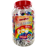 CrestiPops Sweet Rainbow Lollipops 100x16.5g