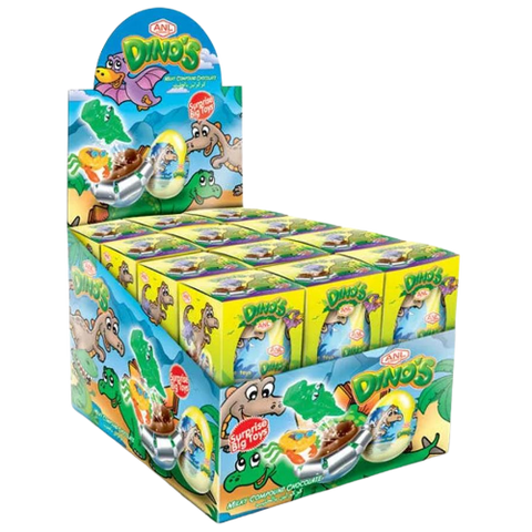 Dino's Surprise Egg Toys 24x60g