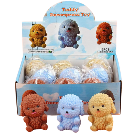 Teddy Dog Toy 12pcs dimarkcash&carry