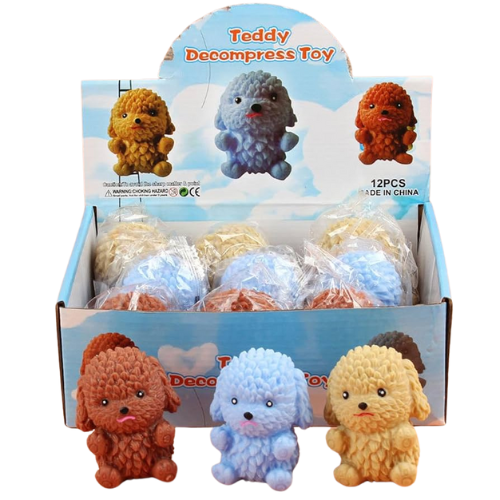 Teddy Dog Toy 12pcs dimarkcash&carry