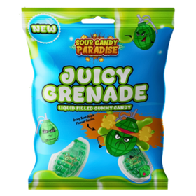 Candy Paradise Juicy Grenade 12X72G dimarkcash&carry