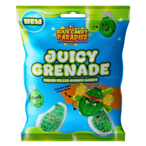 Candy Paradise Juicy Grenade 12X72G dimarkcash&carry
