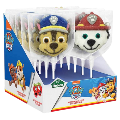 Relkon Paw Patrol Marshmallow Lollipop 12X45G dimarkcash&carry