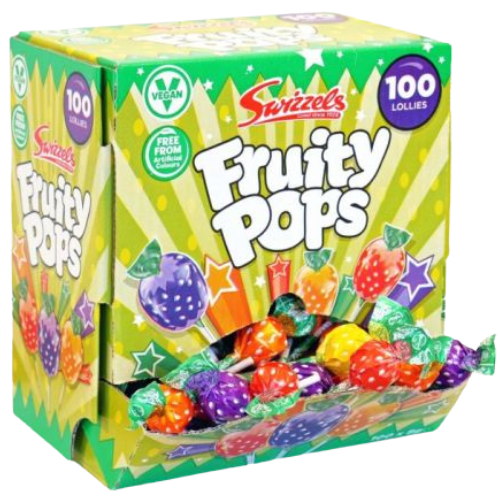 Swizzels Fruity Pops Dispenser 100x12g